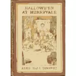 Halloween w Merryvale książki okładka wektorowa